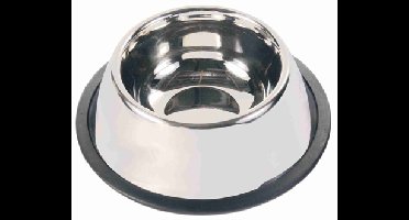 TRIXIE VOERBAK LANGOOR RVS 25X25 CM 900 ML 4 ST