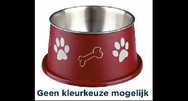 TRIXIE LANGOORBAK RVS / KUNSTSTOF ASSORTI 19X19 CM 900 ML 4 ST