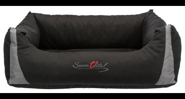 TRIXIE HONDENMAND SAMOA VITAL HOEKIG ORTHOPEDISCH ZWART 80X65X25 CM