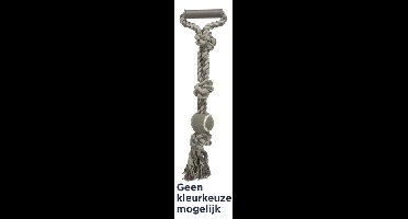 TRIXIE FLOSTOUW MET HANDVAT EN HONDVRIENDELIJKE TENNISBAL ASSORTI 50X6X6 CM 3 ST