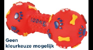 TRIXIE VINYL HALTER MET GELUID ASSORTI 15 CM 4 ST