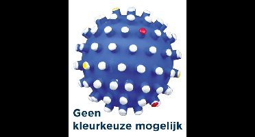 TRIXIE VINYL EGELBAL MET GELUID ASSORTI 10X10X10 CM 3 ST