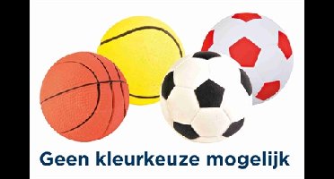 TRIXIE DRIJVENDE SCHUIMRUBBER NEON BAL ASSORTI 6X6X6 CM 24 ST