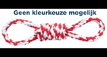 TRIXIE TOUW MET 2 HANDLUSSEN KATOEN POLYESTER ASSORTI 38 CM 3 ST