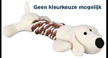 TRIXIE PLUCHE DIER MET TOUWE EN GELUID ASSORTI 32 CM 3 ST