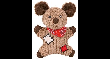 TRIXIE MUIS MET APPLICATIE STOF / JUTE MET GELUID 19 CM 3 ST