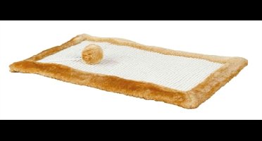 TRIXIE KRABMAT SISALTAPIJT / PLUCHE NATUREL / BRUIN 55X35 CM 2 ST