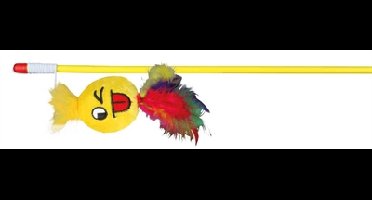TRIXIE SPEELHENGEL SMILEY KUNSTSTOF / PLUCHE MET CATNIP 50 CM 4 ST