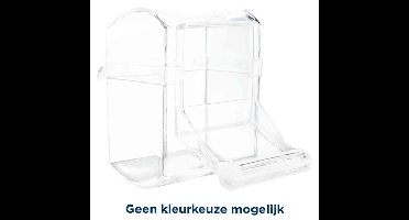 TRIXIE VOERBAK MET LANDINGSPLAATS KUNSTSTOF ASSORTI 7X7 CM 70 ML 4 ST