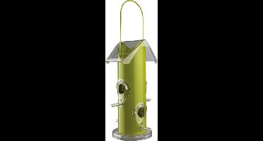 TRIXIE VOERDISPENSER METAAL / KUNSTSTOF GROEN 25 CM 800 ML 2 ST