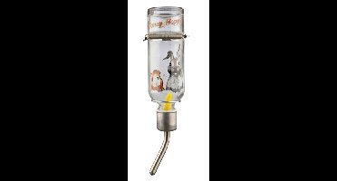 TRIXIE DRINKFLES HONEY&HOPPER GLAS MET SPANVEER / DRAADBEUGEL 125 ML 3 ST