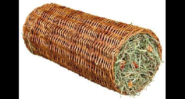 TRIXIE TUNNEL WILG MET HOOI / WORTEL 33X15X15 CM 110 GR