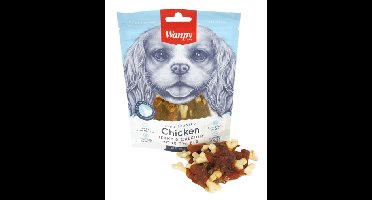 WANPY OVEN-ROASTED CHICKEN JERKY / CALCIUM BONE TWISTS 100 GR