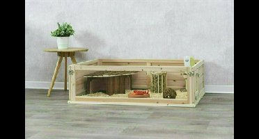 TRIXIE INDOOR REN CAVIA HOUT / PLEXIGLAS 100X60X30 CM