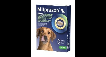 KRKA MILPRAZON KAUWTABLETTEN ONTWORMINGSTABLETTEN HOND >5 KG 12,5 MG/125 MG 2 TBL