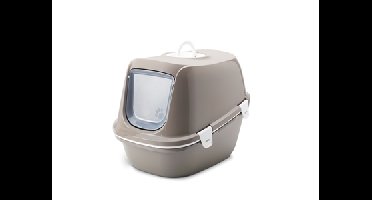 SAVIC KATTENBAK REINA SIFT WARMGRIJS 64X46X48 CM