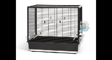 SAVIC VOGELKOOI PRIMO 60 KNOCK DOWN ZWART 80X50X70 CM