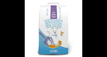 EASYPETS PREMIUM CLEAN WHITE BENTONITE KATTENBAKVULLING 12 LTR