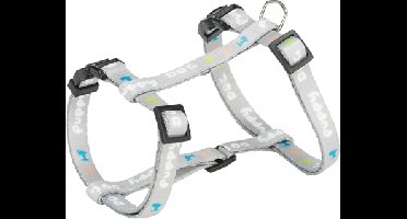 TRIXIE HONDENTUIG JUNIOR MET RIEM LICHTGRIJS 27-45X1 CM / 2 MTR