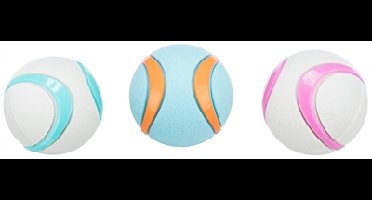 TRIXIE BAL TPR ASSORTI 6X6X6 CM 3 ST