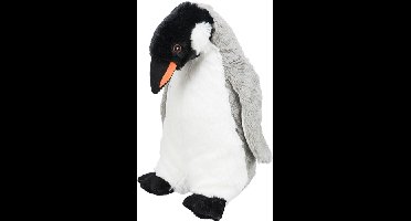 TRIXIE BE ECO PINGUÏN ERIN PLUCHE GERECYCLED ZWART / WIT / GRIJS 28 CM
