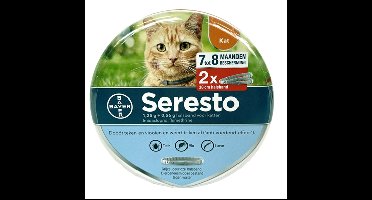 SERESTO TEKEN- EN VLOOIENBAND KAT 38 CM 2 ST