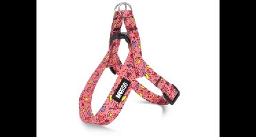 MORSO MINI HONDENTUIG VERSTELBAAR GERECYCLED PINK THINK ROZE 24-32X1,5 CM