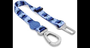 MORSO HONDEN AUTOGORDEL GERECYCLED SPLASH BLAUW 40-65X1,5 CM TOT 4 KG