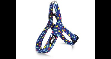 MORSO MINI HONDENTUIG VERSTELBAAR GERECYCLED COLOR INVADERS PAARS 24-32X1,5 CM