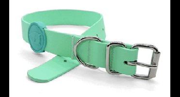 MORSO HALSBAND HOND WATERPROOF GERECYCLED CARRIBEAN GREEN GROEN 47-55X2,5 CM