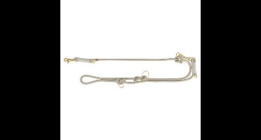 TRIXIE HONDENRIEM SOFT ROPE VERSTELBAAR GRIJS / LICHTGRIJS 200X0,6 CM