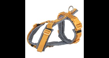 TRIXIE HONDENTUIG PREMIUM TREKKING CURRY / GRAFIET GRIJS 70-85X2,5 CM