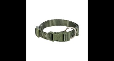 TRIXIE HALSBAND HOND PREMIUM OLIJFGROEN 35-55X2 CM