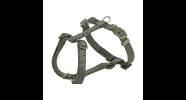 TRIXIE HONDENTUIG PREMIUM H-TUIG OLIJFGROEN 75-120X2,5 CM