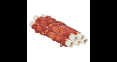 TRIXIE DENTA FUN STICK MET EEND EN KIPPENLEVER 12 CM 100 ST