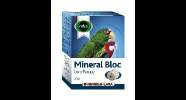 ORLUX MINERAAL BLOK GROTE PARKIET 400 GR