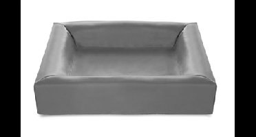BIA BED KUNSTLEER HOES HONDENMAND GRIJS BIA-2 60X50X12,5 CM