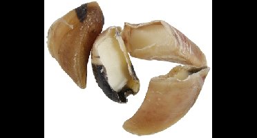 PETSNACK SNACK KALFSHOEVEN MET SCHAPENVET GROOT