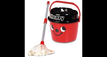 Numatic Little Helper Little Henry Mop en Emmer Rood