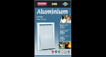 PETSAFE HONDENLUIK TOT 45 KG ALUMINIUM WIT 640