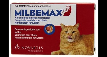 MILBEMAX TABLET ONTWORMING KAT LARGE 2X2 TABL
