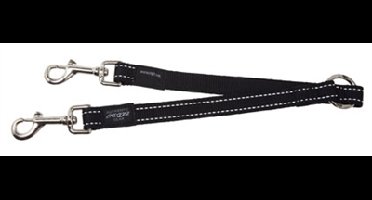 ROGZ FOR DOGS FANBELT SPLITTER ZWART 20 MMX33 CM