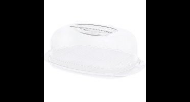 Rotho Fresh Kaasdoos 29x17x10.5 cm Wit/Transparant