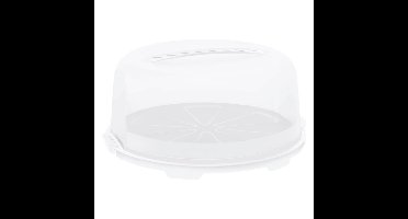 Rotho Fresh Taartdoos 35.5x16.5 cm Wit/Transparant