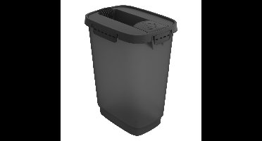 Rotho Cody Pet Food Container 10L Antraciet/Transparant