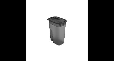 Rotho Flo Pet Food Container 4,1L Antraciet Transparant