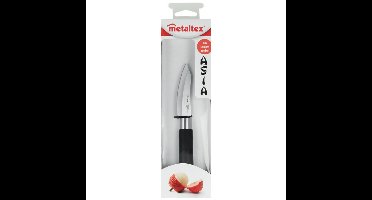 Metaltex Asia Officemes 19 cm Zwart/RVS