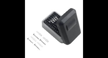 Metaltex Sleutelkasje met Cijferslot Zilver/Zwart