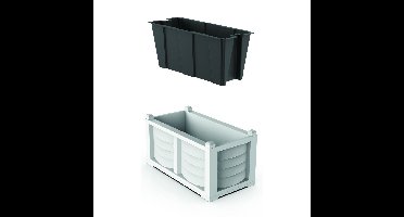 Bama Kit Arredo Plantenbak 80x42.5x42 cm Wit