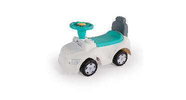 Dolu Step Car 2in1 Loopauto & Loopwagen Wit/Blauw